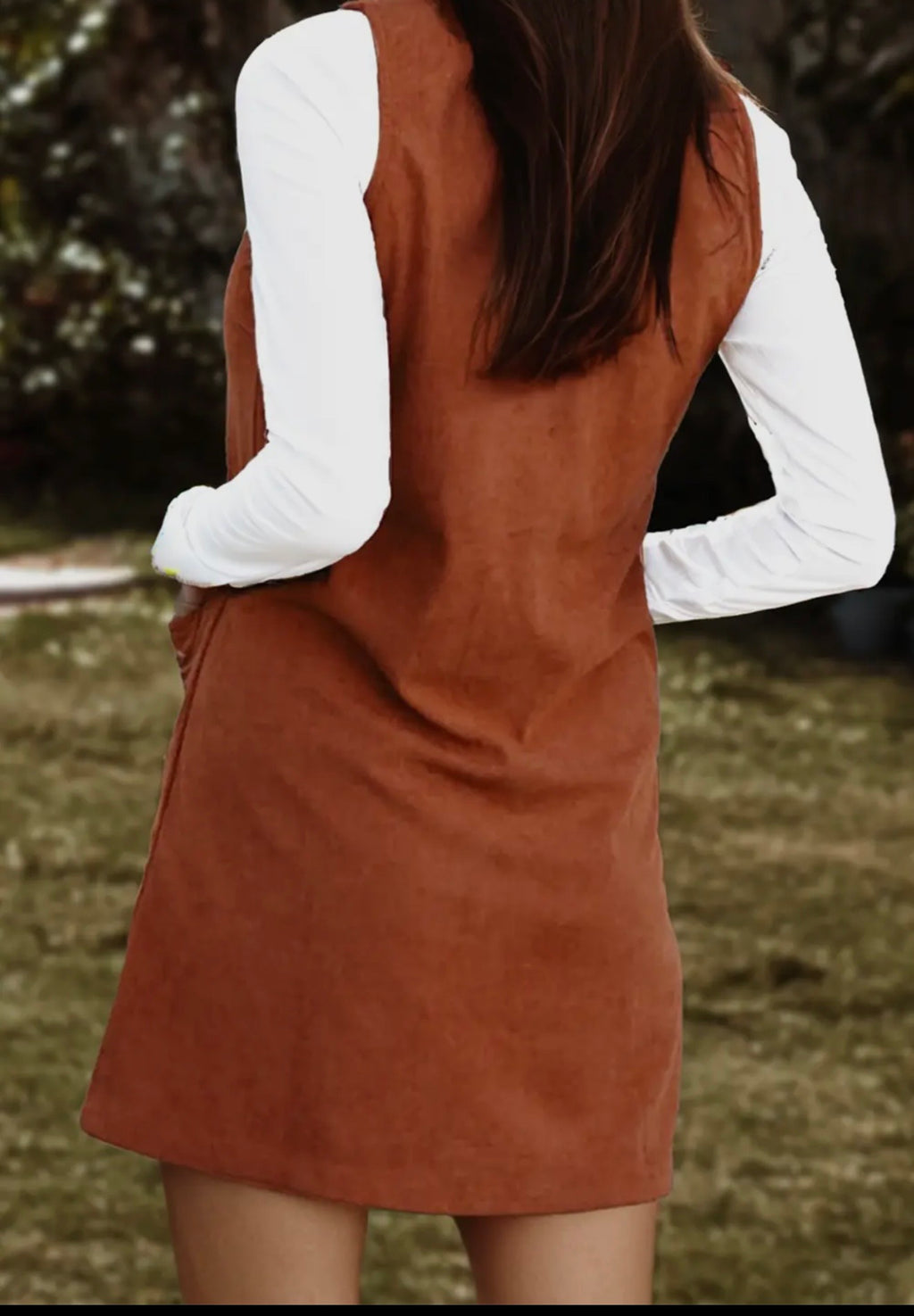 Western sleeveless mini dress