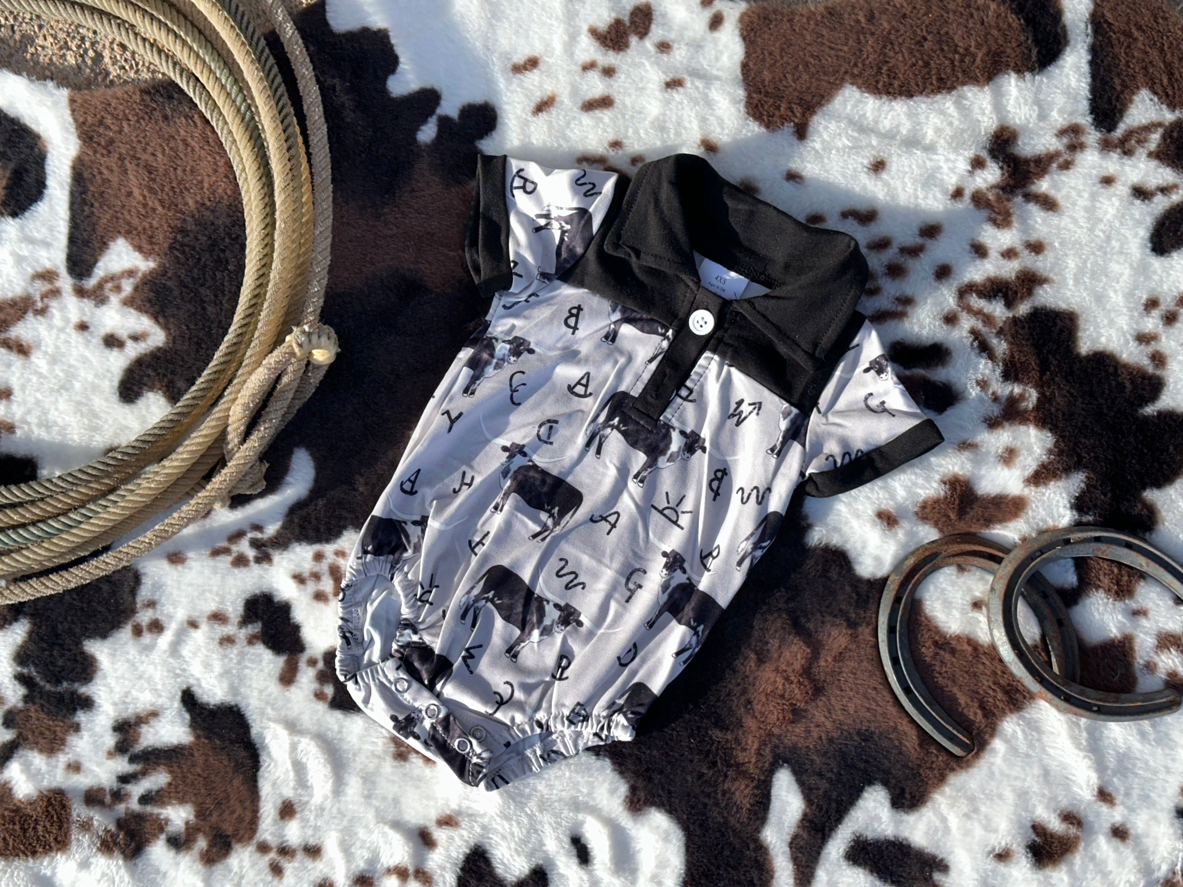 Black Cows Tags Boy Bubble