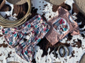 Girl Boots Flower Bleached Western Set