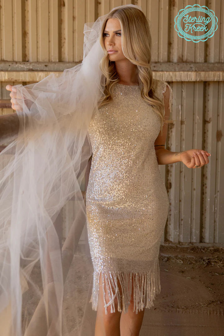 Night Life Ivory Dress